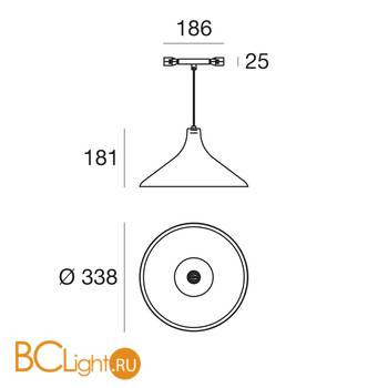 Светильник для струнной системы Linea Light Bell TR4217-9 - Схема