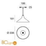 Светильник для струнной системы Linea Light Bell TR4217-9 - Схема