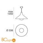 Светильник для струнной системы Linea Light Bell TR4317-9 - Схема