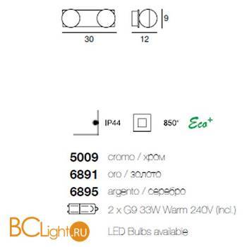 Бра Linea Light 5009 - Схема