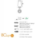 Напольный светильник Linea Light Boteri 10502 - Схема