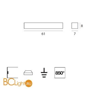 Настенный светильник Linea Light Box 6728 - Схема