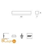 Настенный светильник Linea Light Box 6728 - Схема