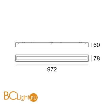 Потолочный светильник Linea Light Box 8253 - Схема