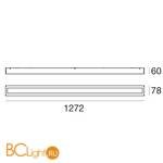 Потолочный светильник Linea Light Box 8260 - Схема