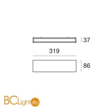 Настенный светильник Linea Light Box 8772 - Схема