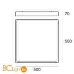 Потолочный светильник Linea Light Box 8234N - Схема