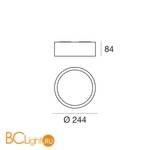 Потолочный светильник Linea Light Box 8238N - Схема