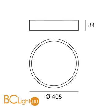 Потолочный светильник Linea Light Box 8241N - Схема