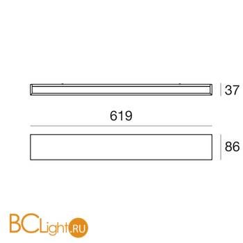 Настенный светильник Linea Light Box 8775N - Схема