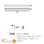 Потолочный светильник Linea Light Box 7378 - Схема