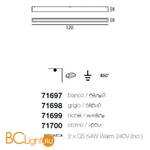 Потолочный светильник Linea Light Box 71698 - Схема