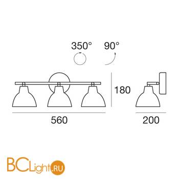 Бра Linea Light Campana 4403 - Схема
