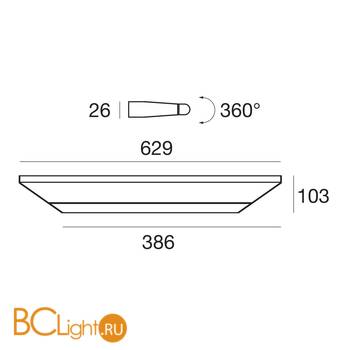 Настенный светильник Linea Light Circular 8410 - Схема