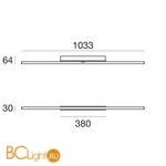 Светильник для струнной системы Linea Light Circular 8446 - Схема