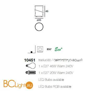 Настольная лампа Linea Light Cloe 10451 - Схема