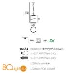 Подвесной светильник Linea Light Cloe 15454 - Схема