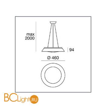 Подвесной светильник Linea Light Conus 7538 - Схема