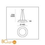 Подвесной светильник Linea Light Conus 7538 - Схема