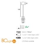 Торшер Linea Light Cotonette 7320 - Схема