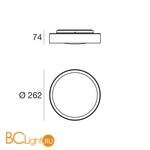 Потолочный светильник Linea Light Crew 8286 - Схема