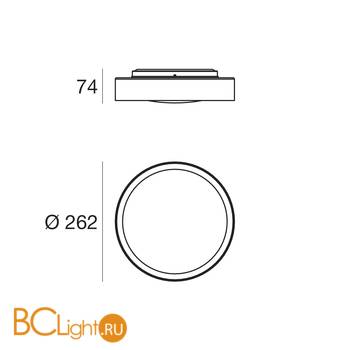 Потолочный светильник Linea Light Crew 8289 - Схема