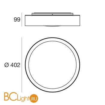 Потолочный светильник Linea Light Crew 8303 - Схема
