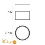 Потолочный светильник Linea Light Crumb 90281 - Схема