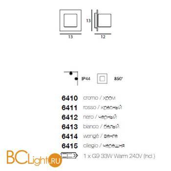 Бра Linea Light 6413 - Схема