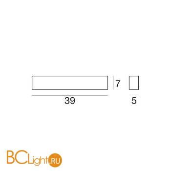 Настенный светильник Linea Light Curve 1141 - Схема