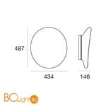 Настенно-потолочный светильник Linea Light Dinamic 7786 - Схема