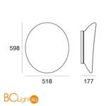 Настенно-потолочный светильник Linea Light Dinamic 7787 - Схема