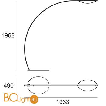Торшер Linea Light Diphy 8165 - Схема