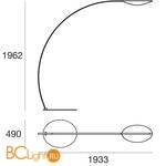 Торшер Linea Light Diphy 8165 - Схема