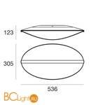 Потолочный светильник Linea Light Diphy 8166 - Схема