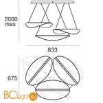 Подвесной светильник Linea Light Diphy 8168 - Схема