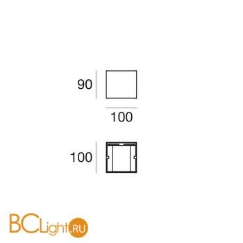 Настенный светильник Linea Light Dual 64598W90 - Схема