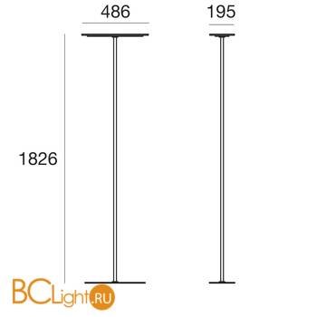 Торшер Linea Light Dublight 7496 - Схема