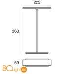 Настольная лампа Linea Light Dublight 7885 - Схема