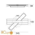 Потолочный светильник Linea Light Eclips 8153 - Схема