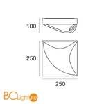 Настенный светильник Linea Light Entourage 7761 - Схема