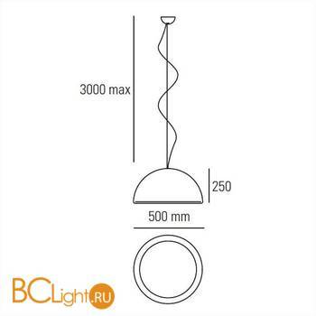Подвесной светильник Linea Light Ma&De Entourage 6861 - Схема