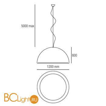 Подвесной светильник Linea Light Ma&De Entourage 6872 - Схема