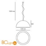 Подвесной светильник Linea Light Ma&De Entourage 6872 - Схема