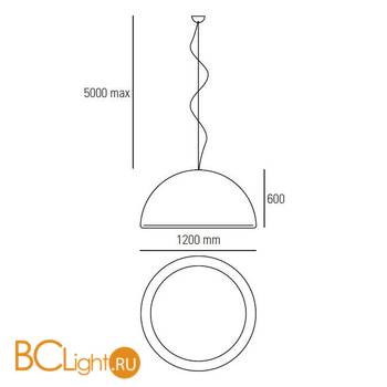 Подвесной светильник Linea Light Ma&De Entourage 6868 - Схема