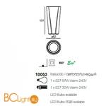 Напольный светильник Linea Light Flower 10053 - Схема