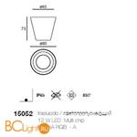 Садово-парковый фонарь Linea Light Flower 15052 - Схема