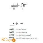 Подсветка для картин Linea Light Flue 3708 - Схема