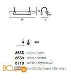 Подсветка для картин Linea Light Flue 3710 - Схема