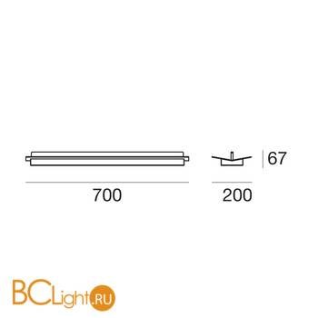 Потолочный светильник Linea Light Flurry 7963 - Схема